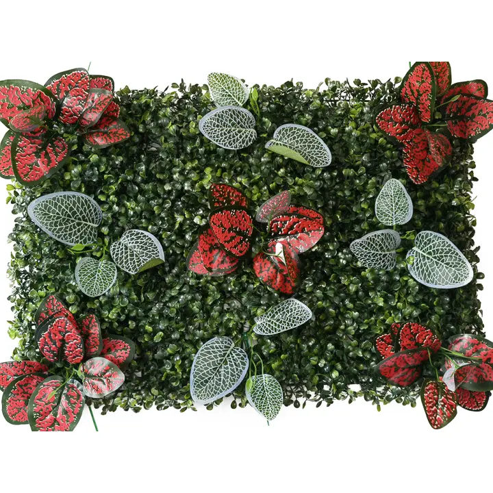 Alfombra de Césped Artificial Panel de Pared de Césped Verde para Decoración de Hogar y Jardín al Aire Libre Flores Artificiales para Iluminación y Decoración - 1