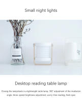 Lámpara de Mesa Plegable Ligera para Protección Ocular Iluminación y Decoración de Dormitorio - details 13