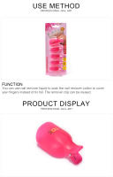Herramientas Superiores de Clip Caps KADS 5Pcs Set de Arte de Uñas Plástico Acrílico Removedor de Esmalte de Gel UV Limpiador de Superficie Aptas para Manicura - details 2