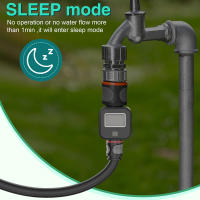 Medidor de flujo de agua a prueba de agua, válvula de agua de riego LCD, medidor de flujo de 3/4 pulgadas, manguera de grifo, prueba de consumo de agua para exteriores - details 8