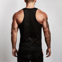 Brand Gym Clothing Breathable Mesh Singlet Bodybuilding Workout Stringer Tank Top Men Fitness Shirt Muscle Sleeveless Slim Vest - details 3