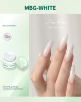 Gel constructor Nailpop HEMA-FREE de 30g para extensión de uñas, color lechoso suave transparente/rosa, de larga duración, de construcción rápida, removible en remojo, gel UV para uñas. - details 7