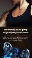 Ear Clip TWS auriculares inalámbricos estéreo envolvente Hifi Bass Bluetooth 5,3 auriculares con micrófono para deportes música juegos llamadas - details 3