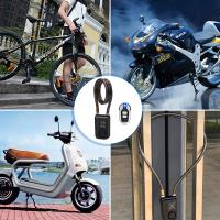 Candado de seguridad antirrobo para bicicleta, alarma de Control remoto inalámbrico, 4 dígitos - details 2