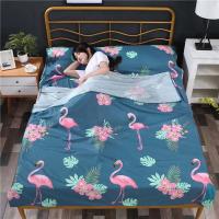 Saco de dormir antisuciedad de algodón 100% para Hotel, Sábana suave de viaje individual doble, saco de dormir portátil de viaje para adultos - details 7