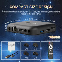 GTmedia Android14.0 Smart TV Box Resolución 4K HD Doble WIFI BT5.0 Reproductor de Medios de Video 3D Caja de Top de TV - details 8