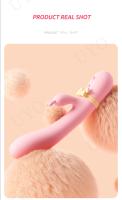 Vibrador para mujer juguete sexual conejo de silicona vibrador USB recargable impermeable estimulador del punto G estimulador del clítoris UYO - details 24