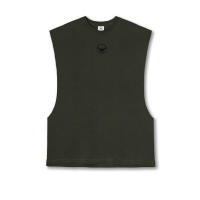 Men Bodybuilding Training Tank Top Gym Casual Sport Clothing Mesh Breathable Quick Dry Sleeveless Vest Fitness Workout Loose Top - details 12