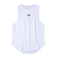 Summer Men Casual Fashion Sleeveless Elastic Tank Top Gym Bodybuilding Fitness Quick Dry Breathable Training Basketball T-shirt - details 17