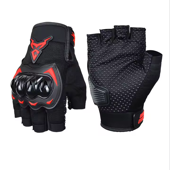 Guantes de Ciclismo Transpirables MOTOCENTRIC Diseño de Medio Dedo para Hombres y Mujeres - 1
