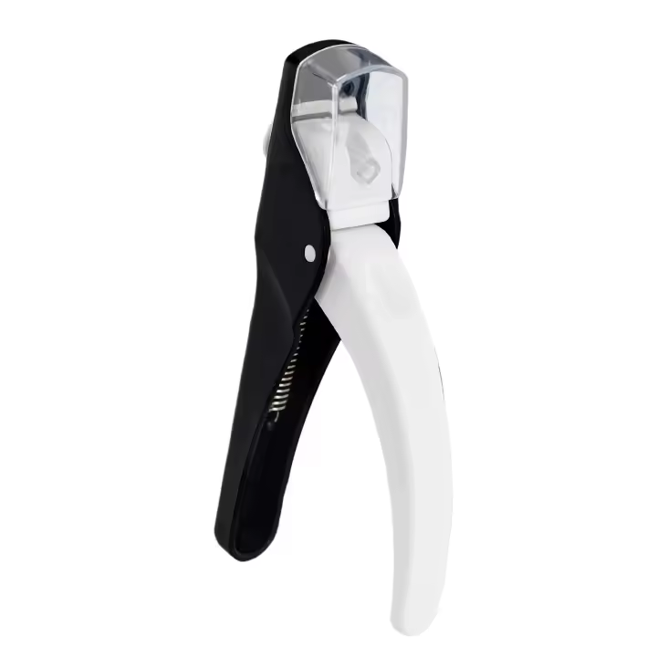 Cortauñas Nailpop, tijeras acrílicas en forma de U para uñas postizas, cortador de bordes de puntas de uñas, manicura con medidor, herramientas de corte precisas - 1