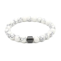 Ojos de tigre cuentas de piedra natural hechas a mano hombres hematita magnética accesorio pulseras para novio padre regalo - details 8