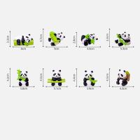 Set de Miniaturas de Panda 8 Figuras de Resina para Decoración de Casa DIY - details 0