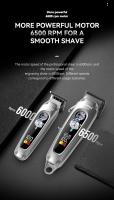 Kemei-cortadora de pelo profesional para peluquero, juego de cortadoras y recortadoras, cortadora de pelo eléctrica inalámbrica para hombres, cortacésped, cortadora de pelo y barba - details 5