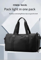 1 bolsa de deportes nueva, bolsa de fitness para natación con separación en seco y húmedo, bolso de viaje de gran capacidad para hombres y mujeres, bolsa de almacenamiento multifuncional para almacenamiento de zapatos independiente - details 0