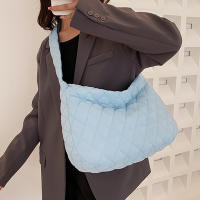 Bolso de hombro de nailon Vintage para mujer, bandolera informal impermeable, bolso Hobo acolchado de gran capacidad - details 9