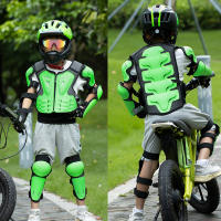 VEMAR Traje de armadura de motocicleta para niños, Protector de pecho y espalda para moto de cross, equipo de protección para niños, esquí, patinaje, codo, rodilleras - details 3