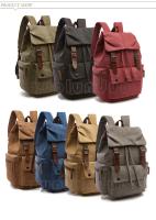 Mochila vintage de lona para ordenador portátil para hombre y mujer, morral escolar antirrobo a la moda, morral escolar para viaje - details 4