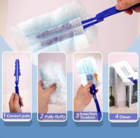 Set de Precipitador Electroestático Multifuncional Cepillo de Polvo para Coche y Hogar de Algodón y Bambú Estilo Contemporáneo Mango de Plástico - details 4