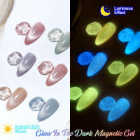 Parkson-esmalte de uñas de Gel fluorescente, Ojo de gato luminoso que brilla en la oscuridad, neón noctilucente, UV LED, barniz semipermanente Soak Off, 10ml - details 2