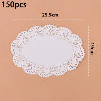 150 Uds. Tapetes de encaje de papel redondos, vajilla decorativa para fiesta, manteles individuales, tapetes de papel blanco, decoración de mesa - details 14