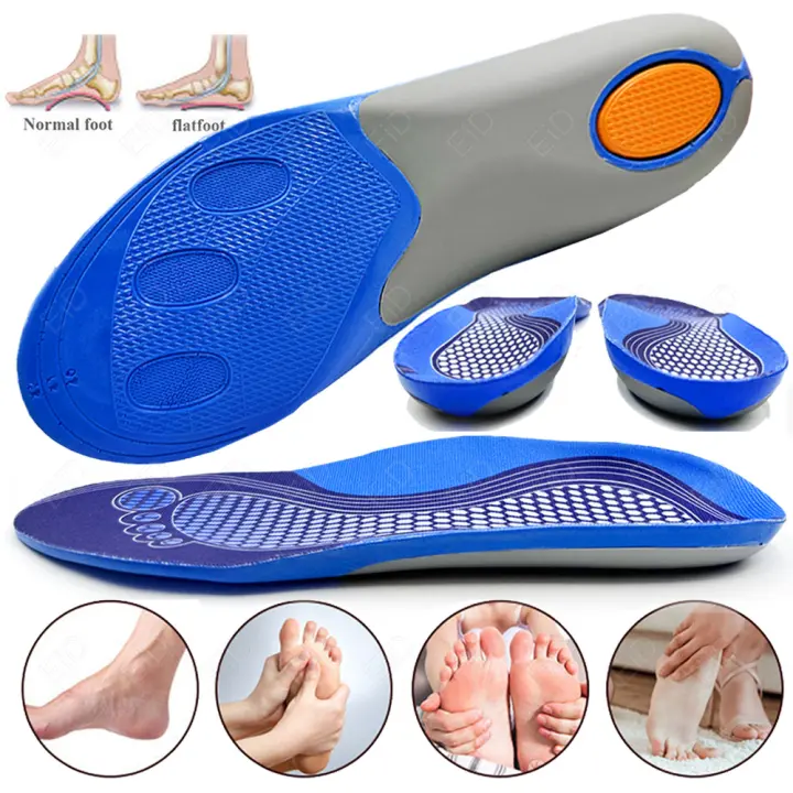 Plantillas ortopédicas para hombres y mujeres, plantillas deportivas para pies planos, soporte para ARCO, fascitis Plantar, dolor de talón, plantillas ortopédicas, inserciones de zapatos - 1