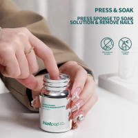 Nailpop-solución removedora de esponja para uñas postizas, 80ml, rápido, 3 segundos, suave, sin daños, removedor de pegamento para uñas reutilizables para puntas de uñas postizas - details 4