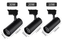Luz de pista LED de 3 cables AC110-240V punto de techo 10-30W lámpara de techo para sala de estar cocina línea iluminación sistemas de riel foco - details 9