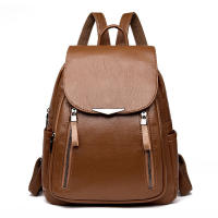 Mochila de viaje para mujer avión gran capacidad hecha de cuero PU bolso de mano para escuela mochila para mujer bolso de hombro femenino - details 4