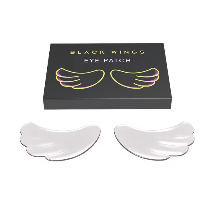 El Q-pop ultra suave presenta parches adhesivos para los ojos en las alas combinados con láminas finas delicadas y brillantes, con un diseño de contorno único. - 1