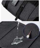 Mochila de viaje clásica para hombre, morral de negocios expandible con USB, bolsa de gran capacidad para ordenador portátil, impermeable, a la moda - details 25