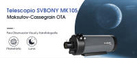 Telescopio Astronómico SVBONY MK105 Maksutov-Cassegrain OTA Reflectividad 99% Revestimientos Dielectricos Para Buena Visión y Aplicaciones Speciales - details 0