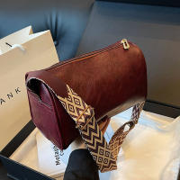 Bolso pequeño Vintage de cuero PU para mujer, bandolera con almohada Boston, diseño de lujo, bolso de hombro de diseñador - details 13