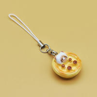 Llaveros de Pan de Gato Estilo Japonés Set de 3 Encanto de Teléfono Kawaii para Bolsos - details 2