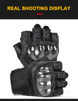 Guantes de Ciclismo Retro de Medio Dedo Unisex Carcasa de Fibra de Carbono - details 5