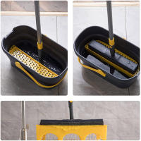 Mopa y cubo con martillo de esponja BOOMJOY para limpieza de pisos de azulejos en hogar y oficina Kit de mopa plegable y cubo para baño garaje - details 4