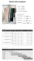 Square neck woolen dress, elegant long hip skirt - details 0