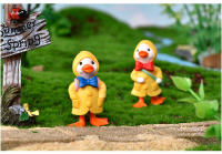 Figuras DIY, manualidades, juguetes, miniaturas, modelo bonito, adorno de pato, Mini decoración de paisaje de resina para decoración del hogar, suministros, regalos - details 1