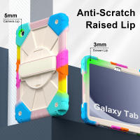 Funda de Silicona PC para Samsung Tab A9 Plus con Correa Portátil Ajustable Resistente a Golpes y Caídas Diseño Geométrico Estilo de Montaje en Escritorio - details 5
