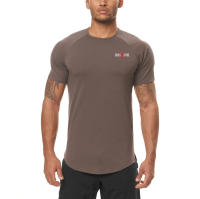 Fitness Sports Muscle T-shirt Men's Summer Fast Drying Slim Fitting Sweat Absorbing Breathable Thin Short Sleeve - details 8