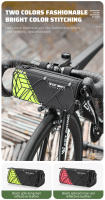WEST BIKING-bolsa frontal para bicicleta, bolso reflectante de colores para manillar de ciclismo, bolso de hombro multifuncional portátil, accesorios para bicicleta - details 5