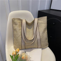 Bolsos hechos a mano para mujer, bolso de playa tejido de paja, gran capacidad, Asa superior, Verano - details 14