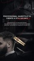 Kemei-cortadora de pelo inalámbrica, Afeitadora eléctrica, cortador de pelo de barbero, maquinilla de afeitar con acabado, Máquina para cortar cabello, recortador de barba - details 4