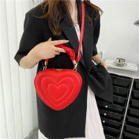 Bolsos de Hombro de Moda para Verano en Forma de Corazón para Mujeres Bolsos Bandolera de Cuero PU Vintage Casual Bolsos de Mano con Forro de Poliéster - details 9
