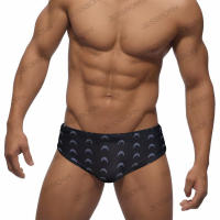 Jessborn bañador profesional con estampado de tiburón para hombre, ropa de baño simple, para surfear en la playa, primavera caliente - details 1