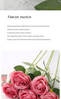 Flores artificiales de seda, ramo de ramas largas para decoración del hogar y boda, plantas falsas, suministros de corona DIY, accesorios - details 6