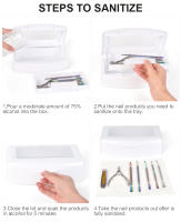 Caja de Desinfectante KADS para Herramientas de Manicura Contenedor de Plástico para Limpieza de Arte de Uñas Almacenamiento de Desinfectante - details 5