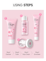 LAIKOU Sakura juegos de cuidado de la piel limpiador Facial crema Facial protector solar tóner hidratante brillo reafirmante Kit de cuidado Facial hidratante - details 11