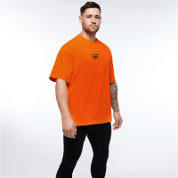 Gym Fitness Sports Loose Oversized T-shirts Casual Short Sleeve Mesh Breathable Tops Summer Men Bodybuilding Workout Shirts - details 21