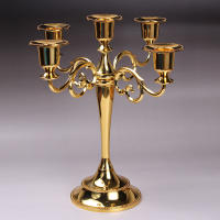 Candelabros de mesa de Metal, soporte de vela para boda, mesa de comedor, fiesta de Navidad, decoración del hogar - details 10